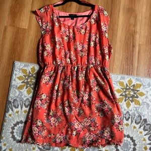 Cute pink/coral short dress